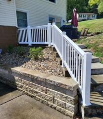 White Vinyl Railing in Freedom, PA