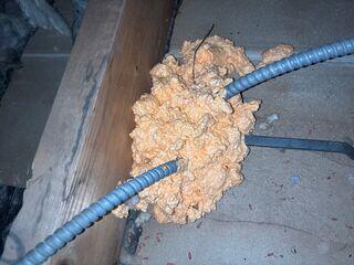 Sealed wire runs with Zypfoam