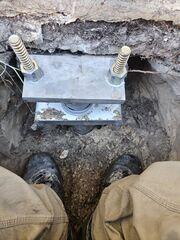 Complete Helical Pier Installation