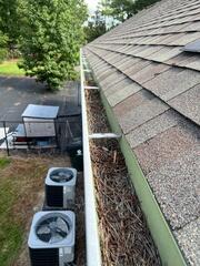 Gutters before Rain Drop installation
