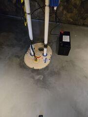 New Slab Floor & TripleSafe Sump Pump