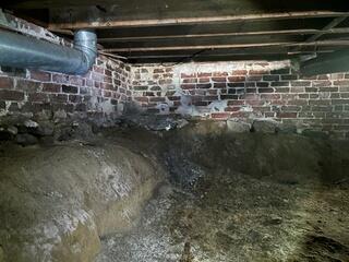Basement Walls - Before