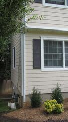 Replaced the window & siding trim