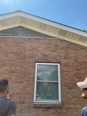 Our Brick Stitching technique fills cracks and stabilizes bricks.