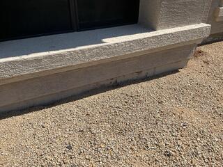 Front entry survey - stem wall foundation perimeter check