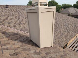 Finished product of a new Chimney.