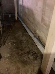 Interior Drainage System Installation - High Point, NC