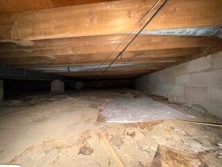 Damp Crawl Space
