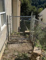 4' High Galvanized Chain Link Fence/ 2 Gates
