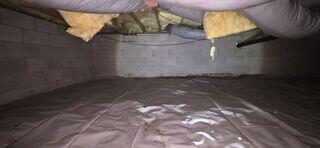 Uninsulated Crawl Space