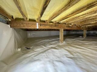 Completed Encapsulation Protecting Wooden Beams
