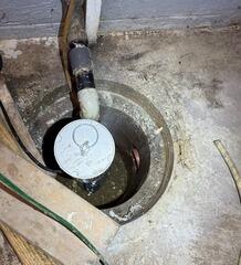 Open Sump Pit in The Space
