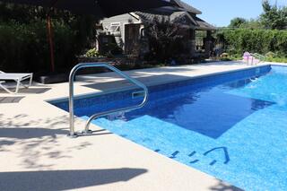 Upgraded Pool Entryway