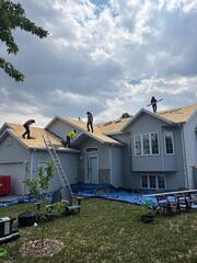 Removing hail damaged asphalt shingles