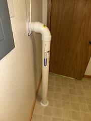 Radon Mitigation System installation in Murphy, NC