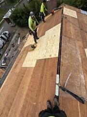 New Plywood Is Installed