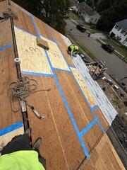 Seams Are Taped & Ice and Water Shield Is Installed