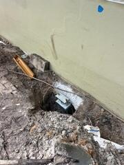 Complete Helical Pier Installation