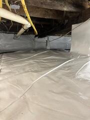 CleanSpace was used to encapsulate the crawl space, keeping the space protected from moisture damage.