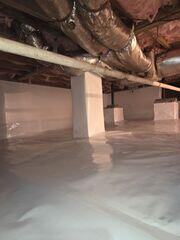 Complete Crawl Space Encapsulation with Vapor Barrier - Pittsboro, NC