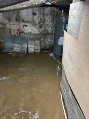 This basement was constantly flooding. The homeowners were overwhelmed and called us to help them out!