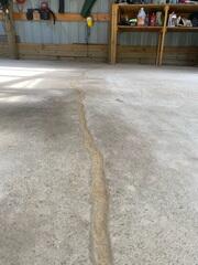 Concrete Slab Lift and Crack Repair with PolyLevel® and NexusPro® in Grantsburg, WI