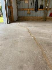 Restored Garage Floor Surface