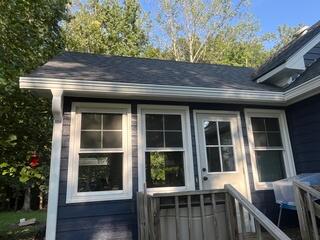 Back of home after Gutter Shutter installation