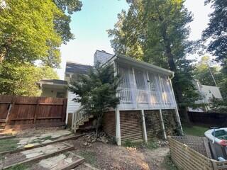 Back of home after gutter installation