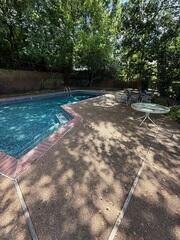 Wood Filled Pool Deck Joints