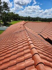 Cleaned Tile Roof in Valrico