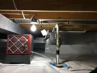 Crawl Space Dehumidifier and Sump Pump in West Milton, OH