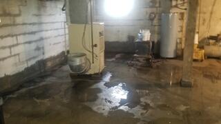 Wet Basement in New Lebanon, OH