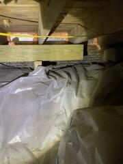 Failing Wooden Crawl Space Supports