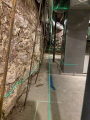 Basement Wall - Before