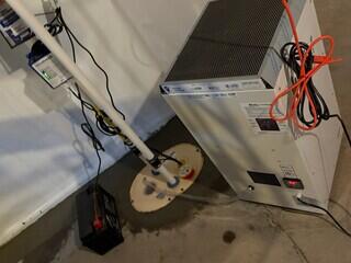 TripleSafe Sump Pump #2 & SaniDry XP Dehumidifier