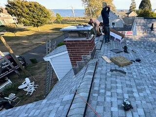 Chimney Gets New Flashing