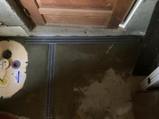 TrenchDrain Grated Basement Drain