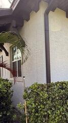 Cracks in the exterior walls of the home were a clear indication that the home's foundation had settled.