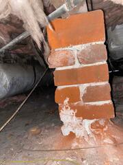 Brick Support Eroded Away
