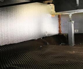 Drainage Mat Laid Out