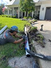 Sealing and Securing the Drain Line