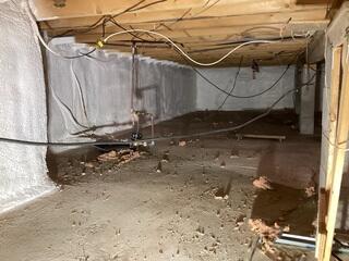 Concrete Floor Crawl Space