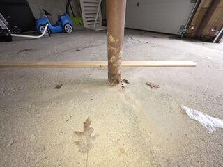 Lally Columns Rusting