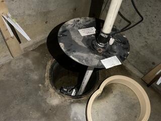 The existing sump pump system was overwhelmed by the volume of groundwater surrounding the basement, leading to hydrostatic pressure that forced water infiltration through cold joints in the foundation.