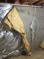 Crack injection of foundation wall in Delaplane, VA