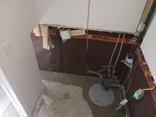 Sump pump finished