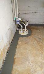 Complete Basement Waterproofing System with Sump Pump - Greensboro, NC