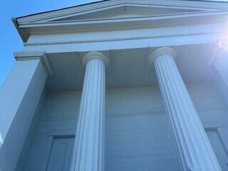 Front entrance after cleaning