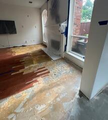 Water damage  repaired restoration in Plano